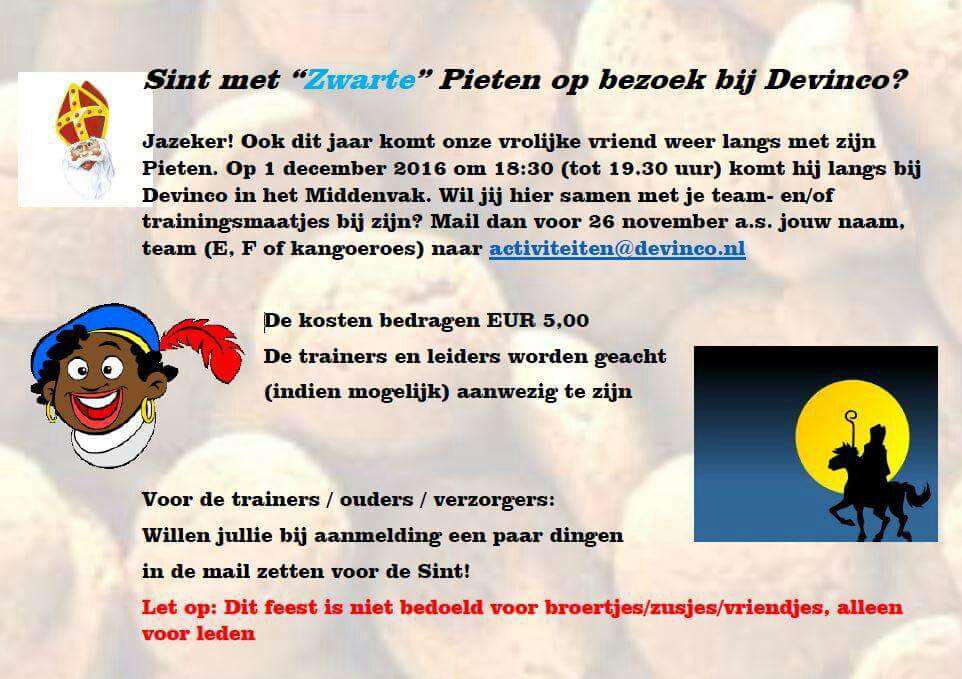 Sinterklaas Devinco EFK 01dec2016 flyer